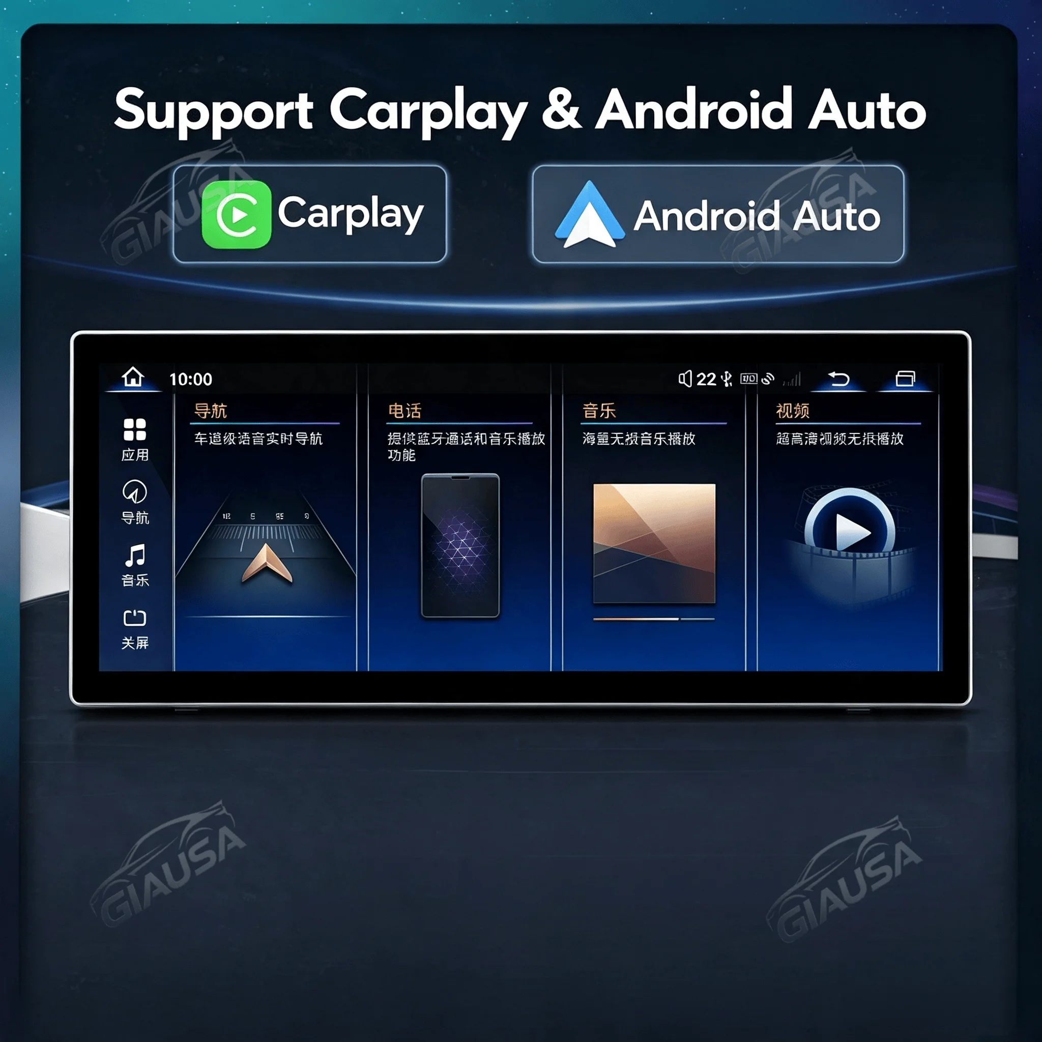 15.8 Inch Qualcomm 680 Android 14 Carplay For NBT system2013-2016 models 6 series  GPS Navigation Car Radio Screen Head Unit