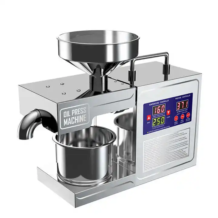 

B03S 110V/220V Household Oil Press Intelligent Stainless Steel Oil Extractor Small Stainless Steel Sunflower Oil 820W