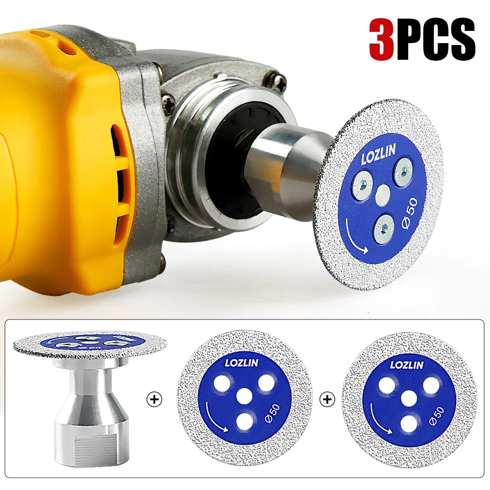 Brick Cutting Saw - LOZLIN 3PCS 50mm Diamond Saw Blades