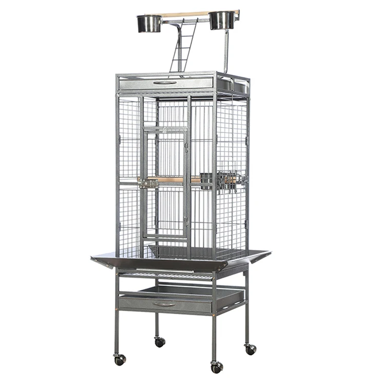 Bird Cage Large Play Top Parrot Cage Macaw Pet Supply A25