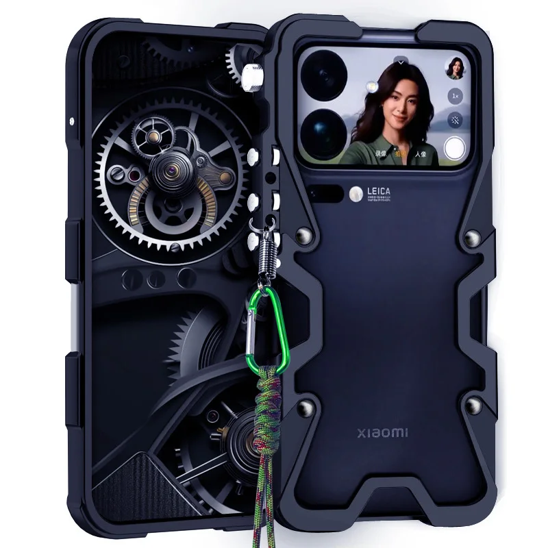 Luxury For Xiaomi 17 Pro max Metal Bumper Case Aluminum Metal Frame Cover Shockproof Funda For Xiaomi 17 pro max Cases