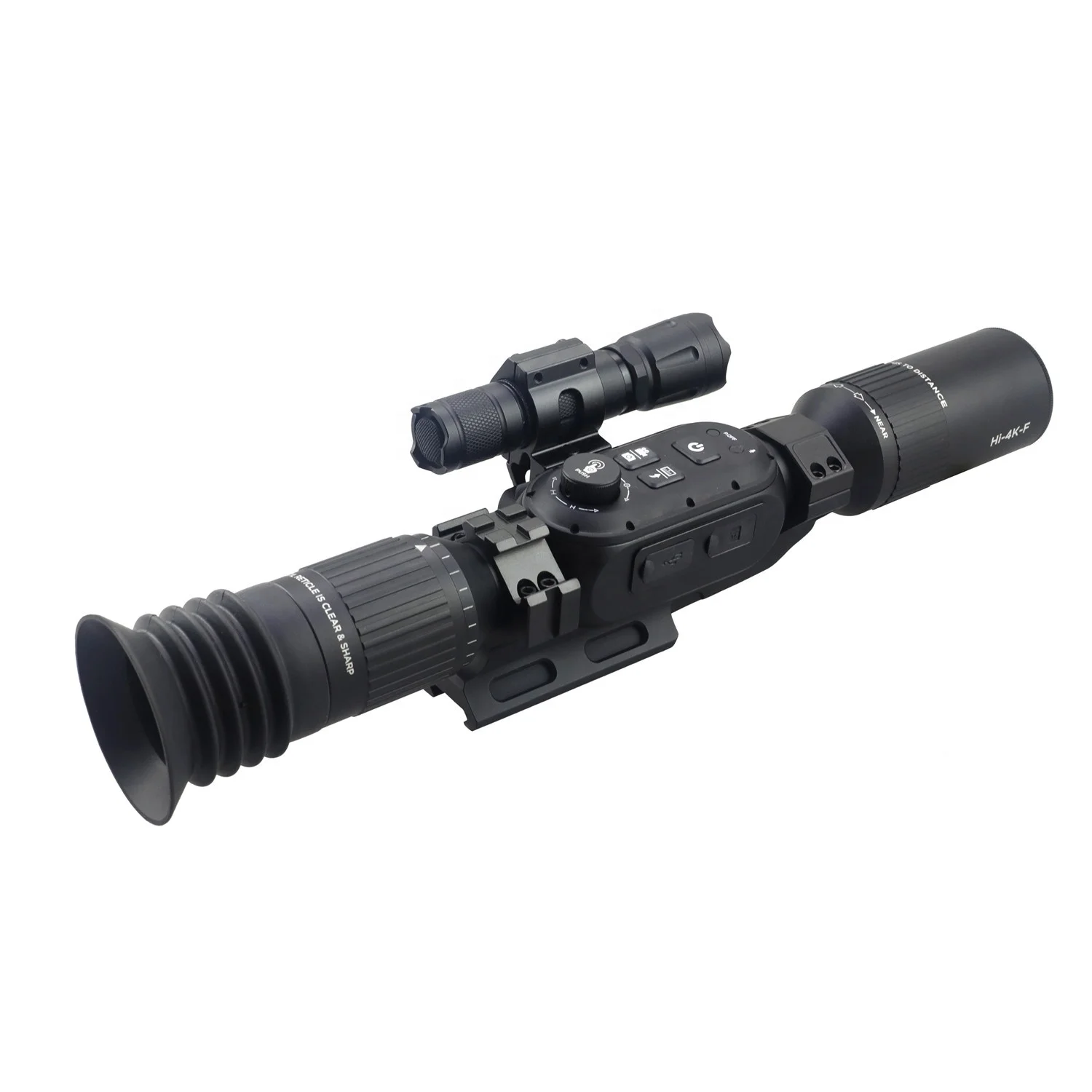 Hunting equipment 3-24X  ultra 4K HD Digital Night Vision  Scope WiFi iOS & Android with 10W 850nm Infrared Flashlight