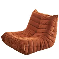 Single Fireside Sofa Armless Floor Sofa Soft Lounge Accent Chair for Living Room Bedroom Bean Bag Chair for Adults Reading Chair