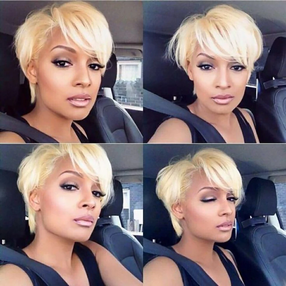 Short Pixie Cut Wig…