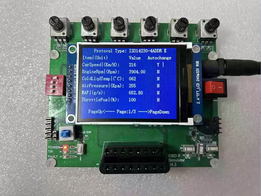 Vehicle‑mounted OBD Simulator / ECU Simulator / J1939 Simulator / ELM327 Test & Development / Internet of Vehicles