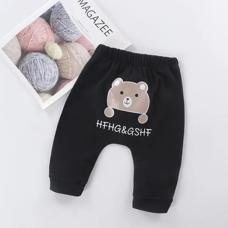 Newborn Baby Pants 6 Months Spring Autumn Leisure Harem Trousers  1 Year Baby Boys Girls Big PP Pant Baby Cotton Pants