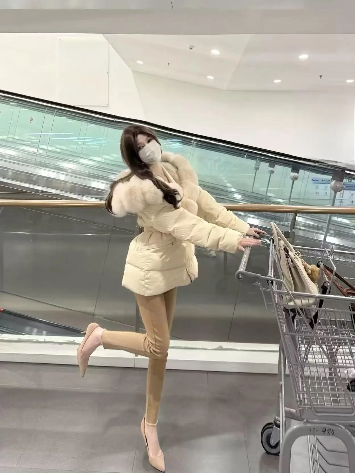 

Женские джинсы-юбка-карандаш с высокой талией, эластичные, утягивающие, модные, цвета хаки, укороченные, весна-осень, хлопок, эластичные