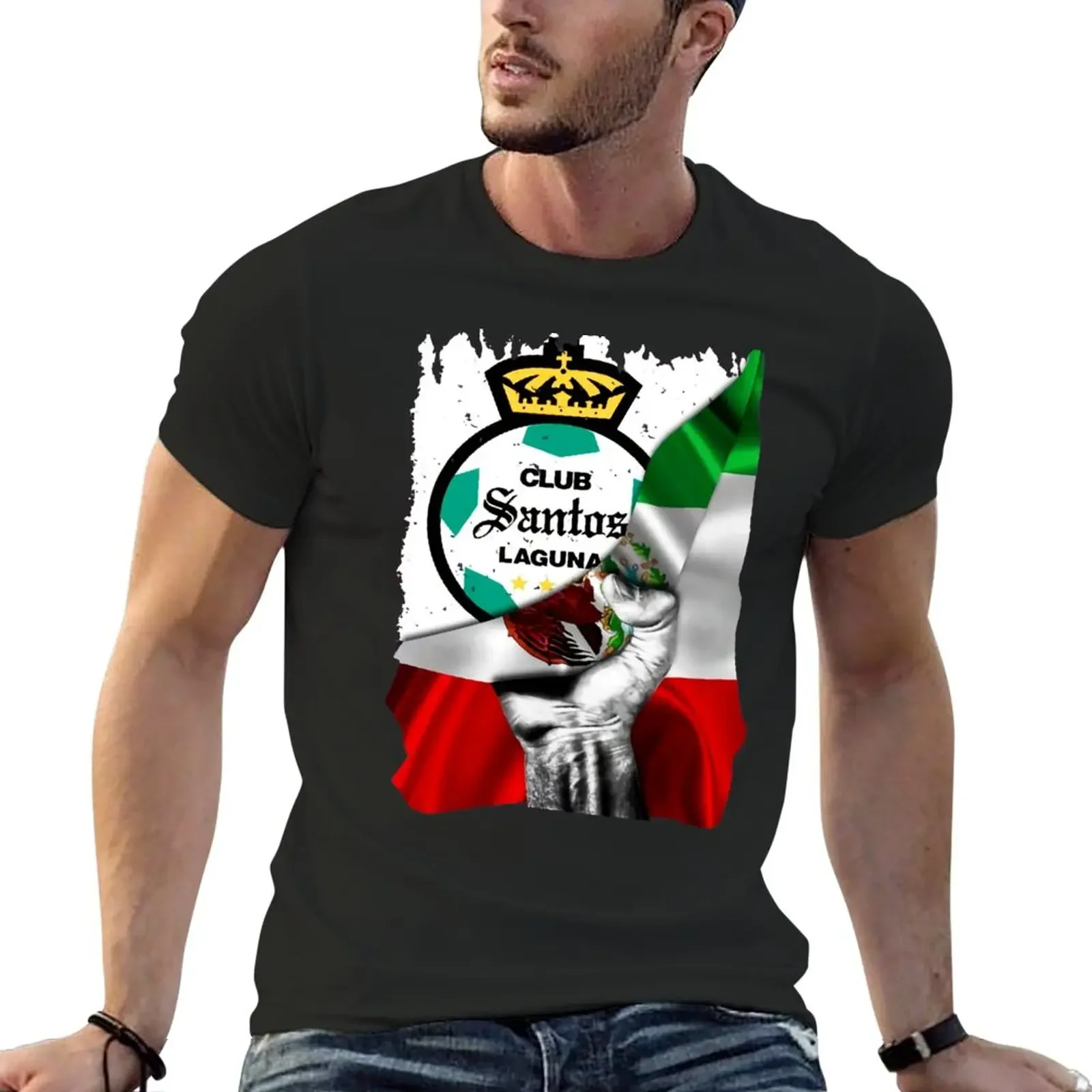 Santos Laguna Flag Mexico Football Club Orgullo Mexicano, Santos Laguna Flag Football Club is a Mexican football club ba T-Shirt