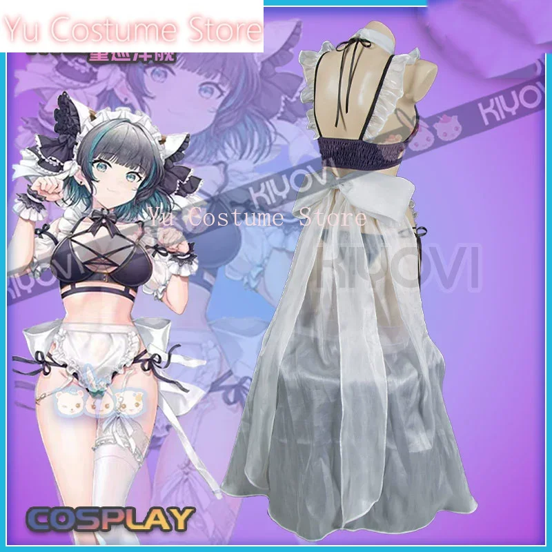 Azur Lane Cheshire Women Pillows Cat-eared Pajamas Cosplay Costume Cos Game Anime Party Uniform Hallowen Play Role Clothes