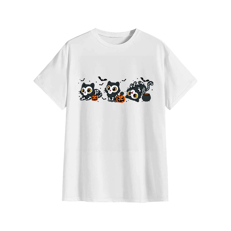 طاقم الرقبة قصيرة الأكمام تي شيرت هالوين Kpop شيطان الصيادين ديربي النمر تي شيرت للرجال فريد القطن تي شيرت هدية فكرة القمم