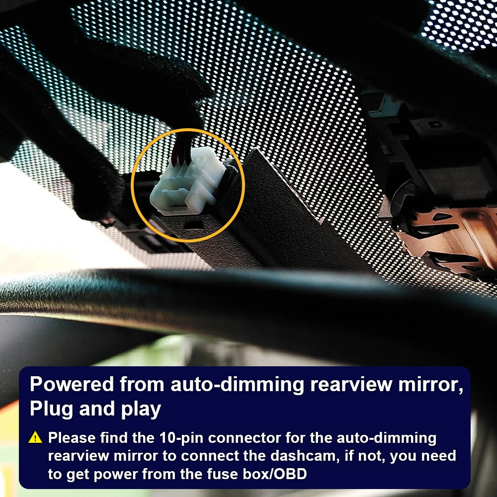 كاميرا Fitcamx 4K Dash لسيارة Hyundai i30 i30N 2018-2024، مسجل فيديو رقمي للسيارات بنمط OEM، عدسة واسعة، سلامة القيادة، تسجيل الحلقة #6