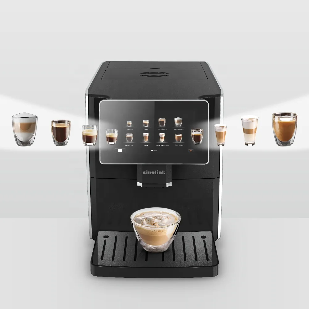 Professional Touch Screen Display Automatic Expresso Coffee Machine