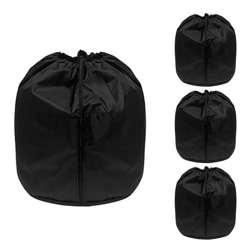 Plant Winter Protection Pot Covers- 4 Pack With Drawstring And Zipper 17.7