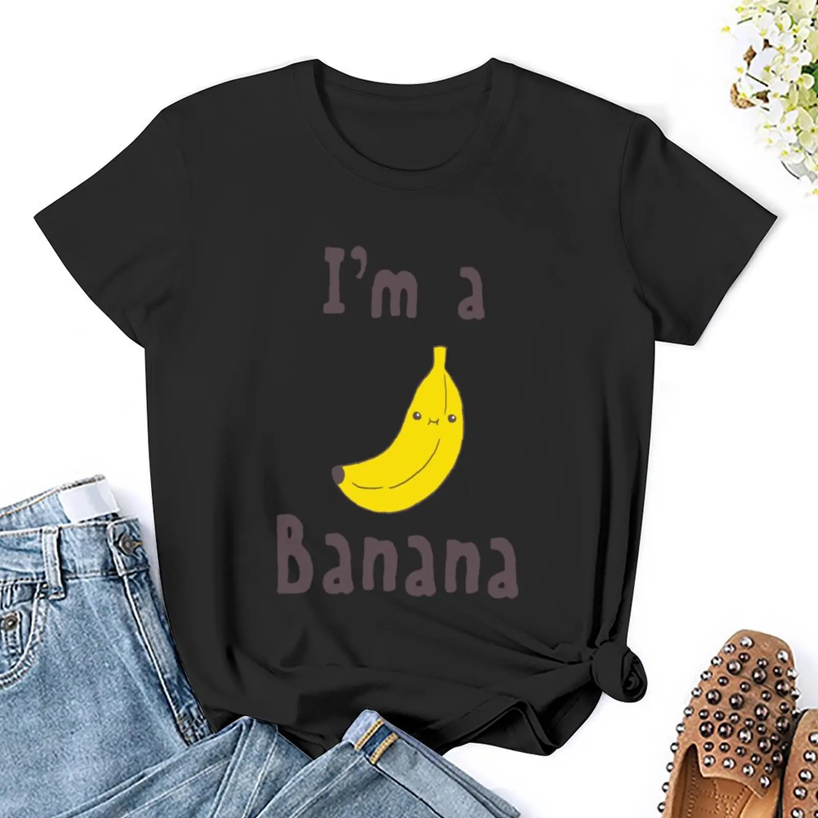 I'm a Banana T-Shirt tees summer tops summer clothes tops Women