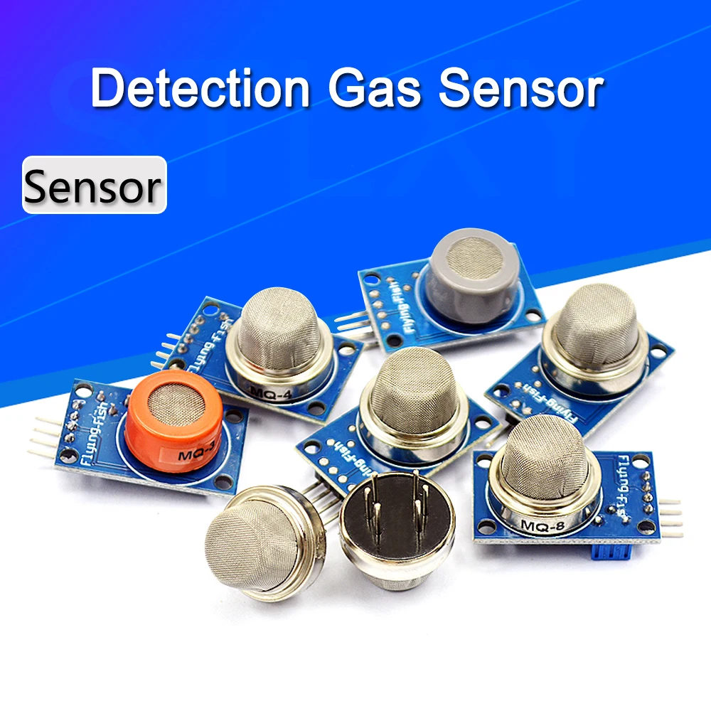 MQ-2 MQ-3 MQ-4 MQ-5 MQ-6 MQ-7 MQ-8 MQ-9 MQ-135 Detection Smoke methane liquefied Gas Sensor Module for Arduino Starter DIY Kit