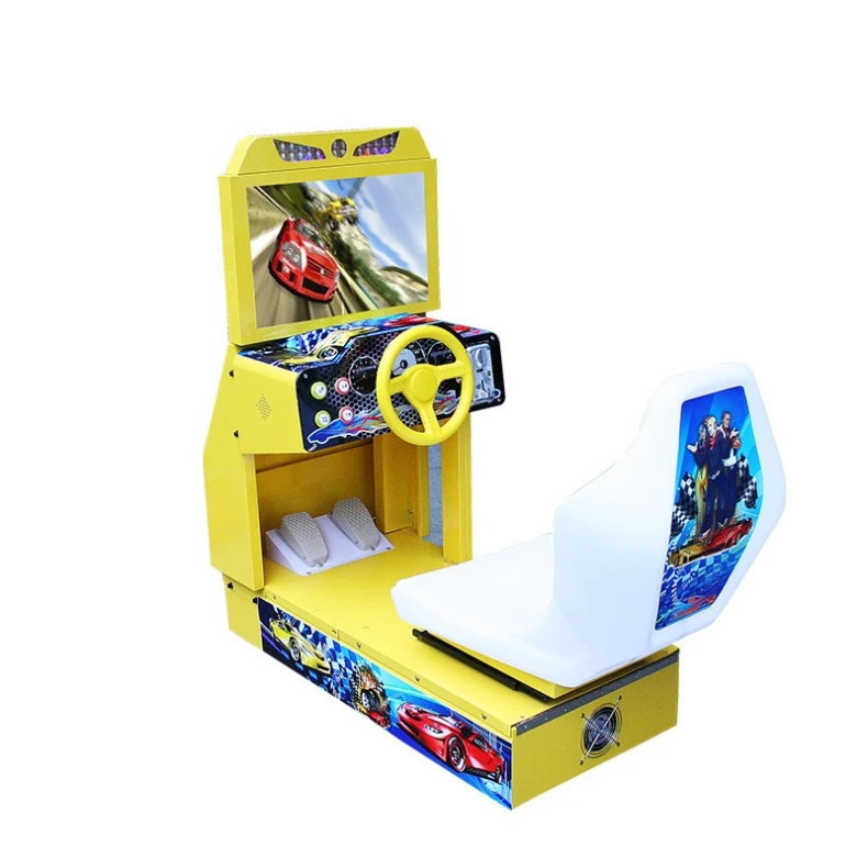 Coin Operate Electronic Child Ride Drive Child Arcade Car Race Arcade Car Simulator Racing Game Machine