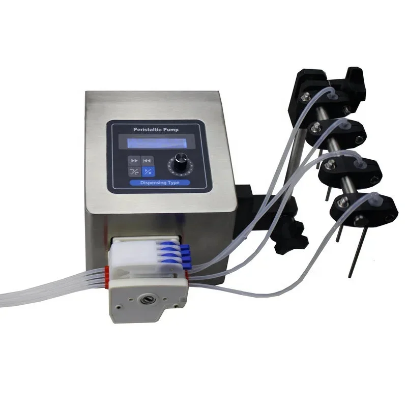 DG hot selling micro flow distribution filling peristaltic pump BT100-1F + DG-4A + 8 meters pump tube