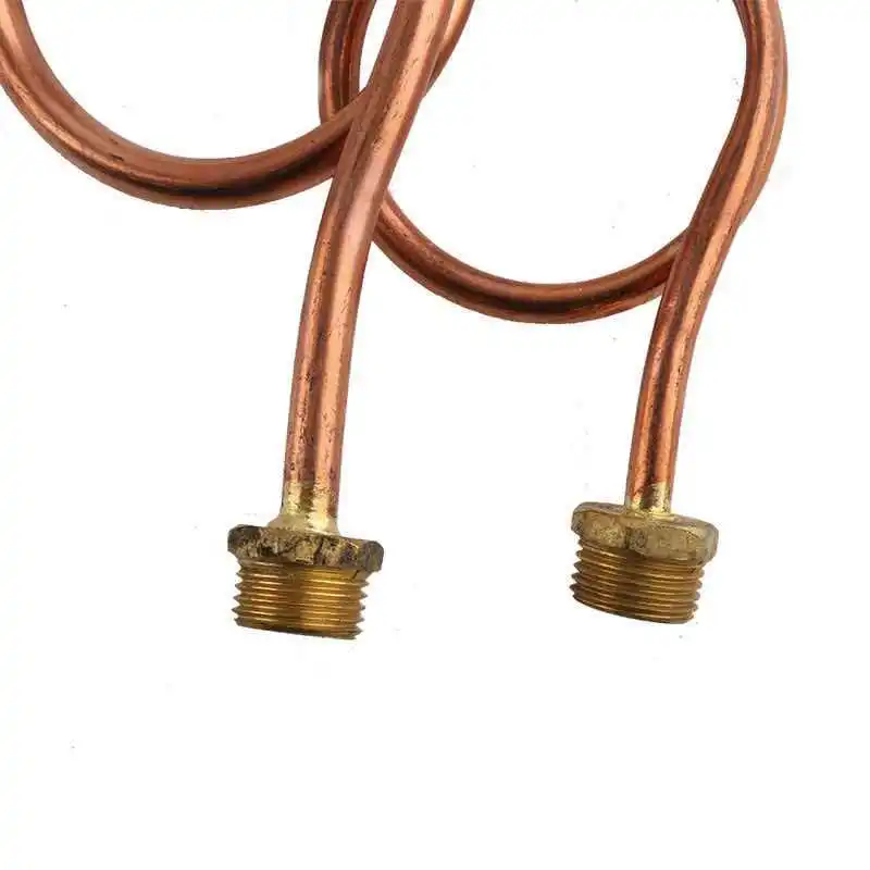 Automation instrument table, copper buffer tube, pressure gauge, bend buffer, connecting tube, condenser tube