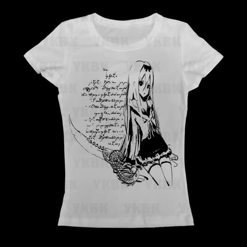 Fashion Casual Japan Y2K Print Anime Letter Goth 90s Woman Clothes Women Harajuku Street Girls O-neck Short Sleeves Tee Shirts