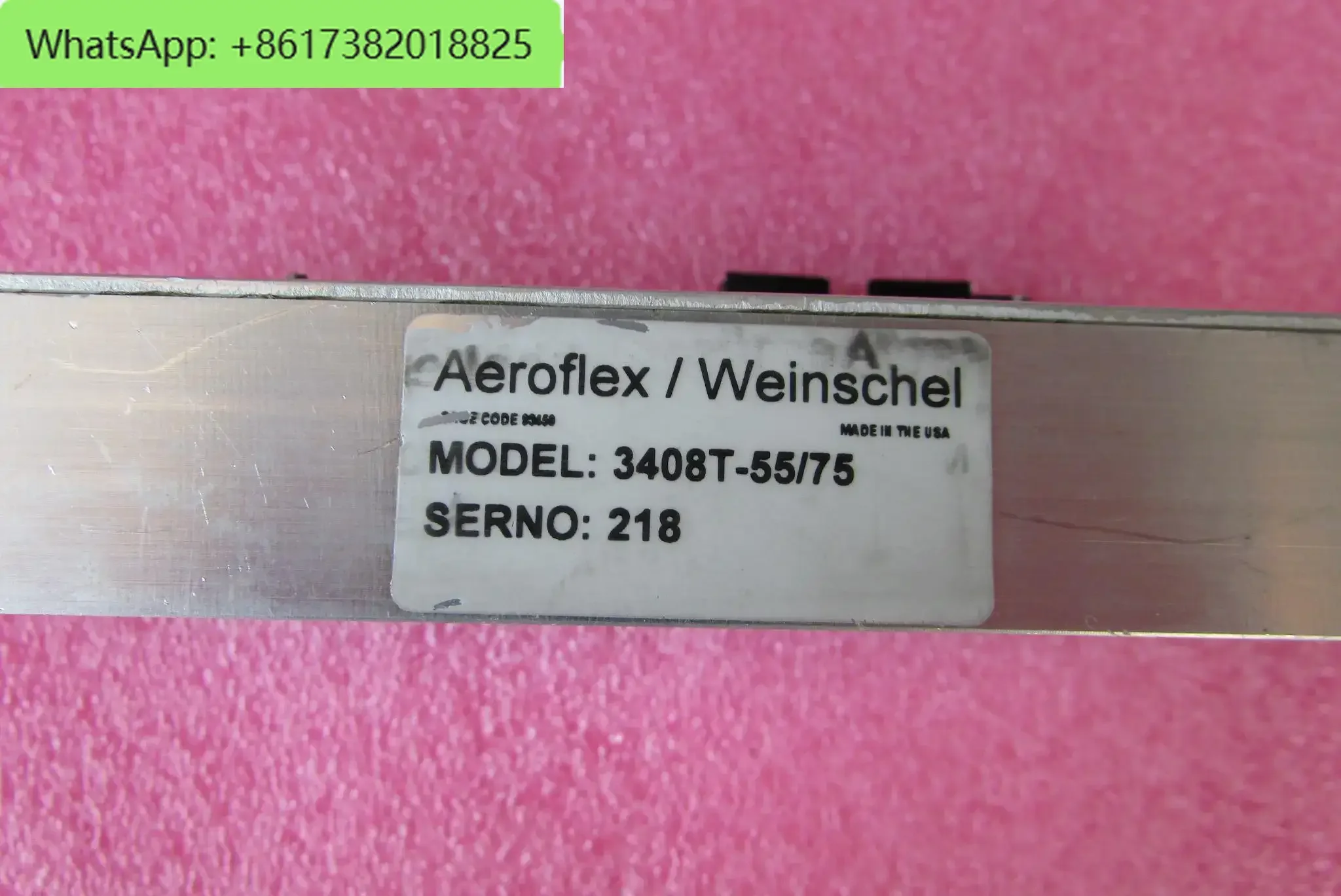 aeroflex/weinschel 3408T-55.75 6GHz 0-55.75dB Programmable Step Attenuator