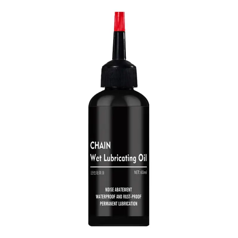 Dirtbike Chain Lube Chain Oil 60ml Bicycles Chains Lubricant Waterproof Chain Oil Cleans Lubes and Protects Against Wear