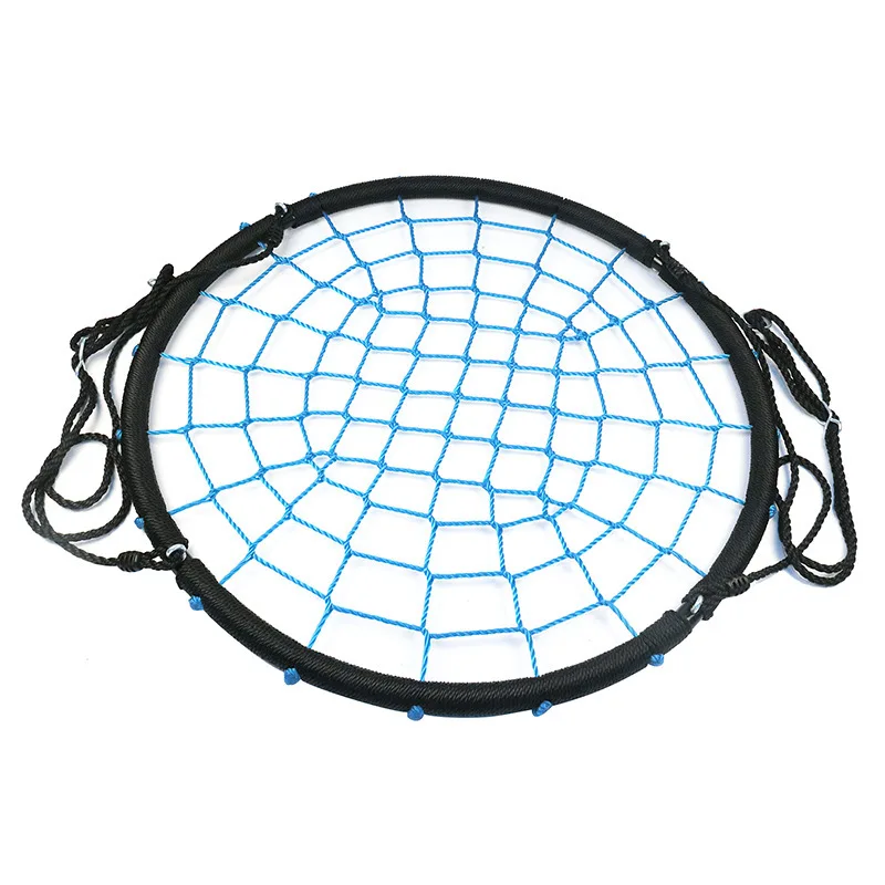 

Children's Swing 100cm Round Mesh Rope Bird's Nest Hanging Hanging Chair Outdoor Home Outdoor Swing Garden