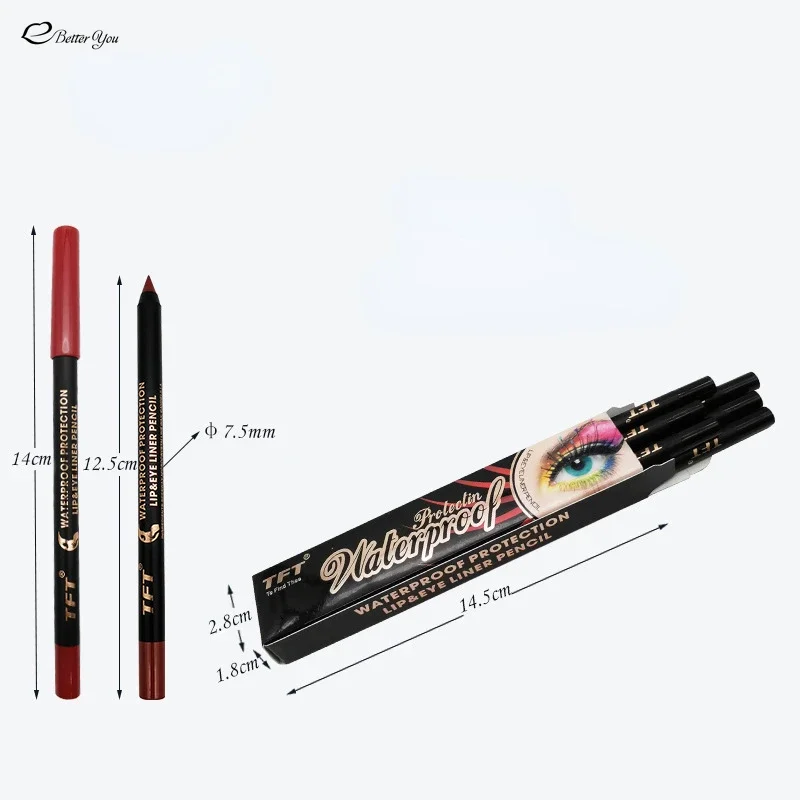 Matita per Eyeliner opaca 1PC matita per Eyeliner colorata a lunga durata impermeabile facile da indossare Eyeliner Pigment Eye Beauty Cosmetics