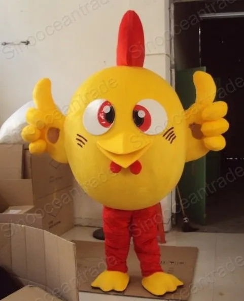 

ROASTER CHICKEN COCK Mascot Costumes Halloween Costume Fany Dress Suit Adult