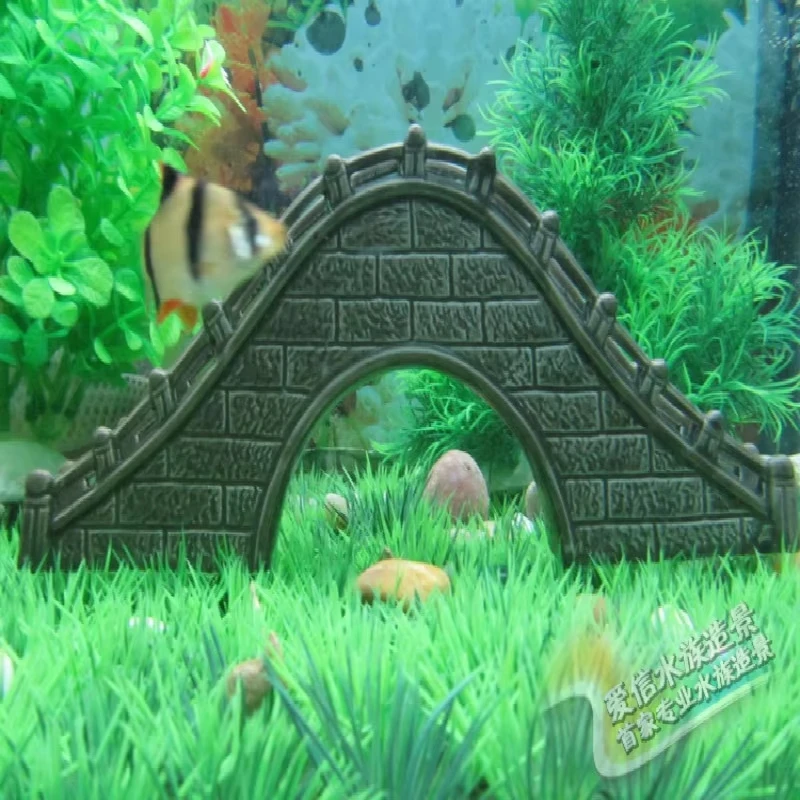 Stone Bridge Figurine Sandstone Dollhouse Decoration Accessories Decorative Small Statue For Study Shelf Living Room Cabinet