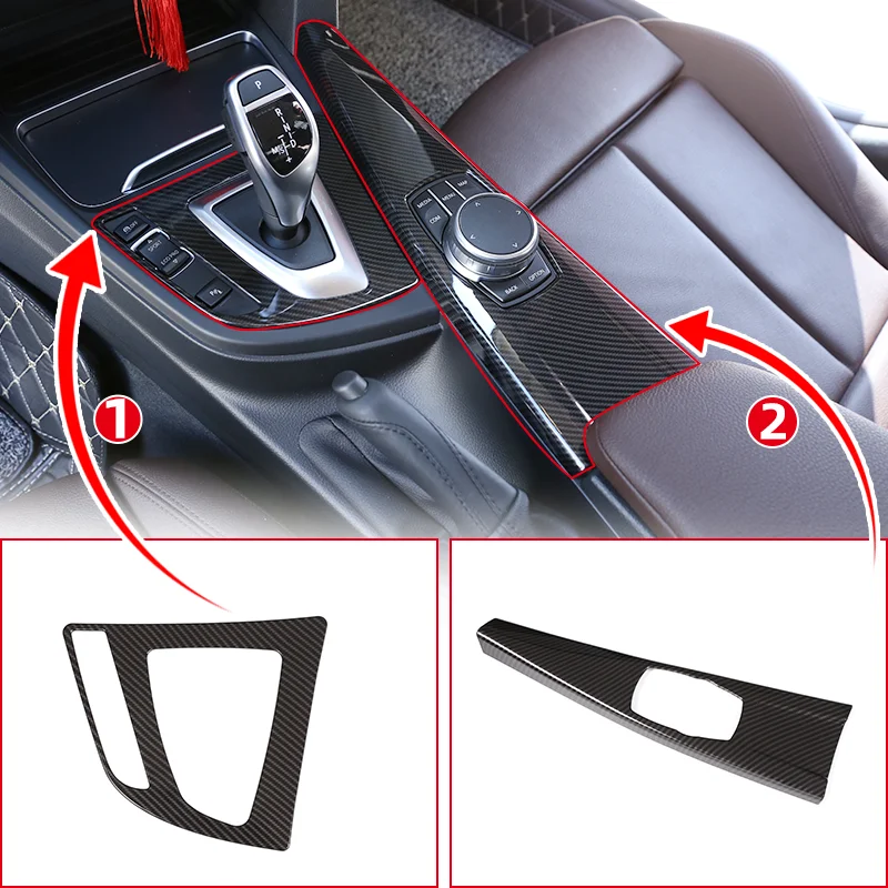 

For 13-19 BMW 3 Series shift panel trim center control multi-kinetic large panel trim LHD / RHD car interior accessories