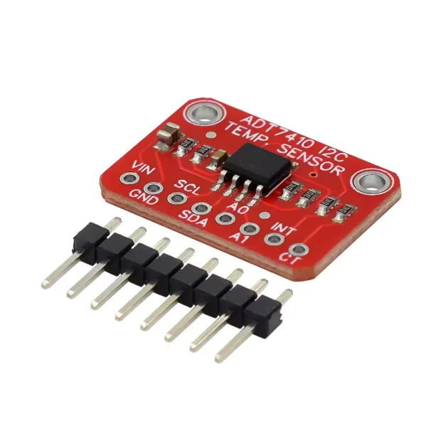 ADT7410 high-precision I2C temperature sensor adapter module