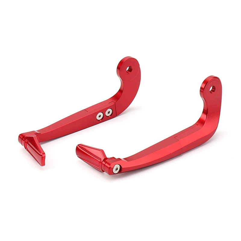 Motorcycle Handlebar Grips Brake Clutch Levers Handle Bar Guard Protector For CFMOTO 450SR 450 SR 2022 2023 Parts (Red)