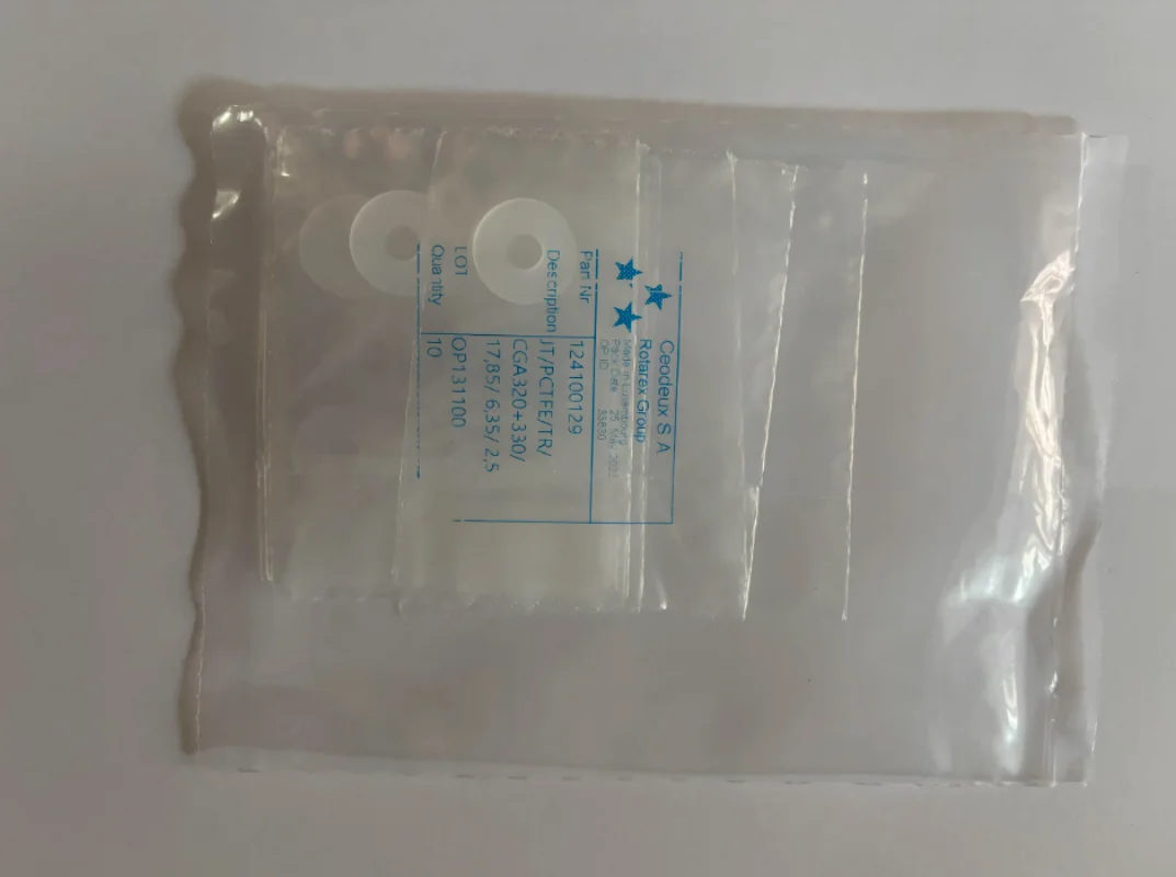 

2 шт. прокладка CGA320 330 PCTFE Соединение цилиндра 30-PC-3 124100129