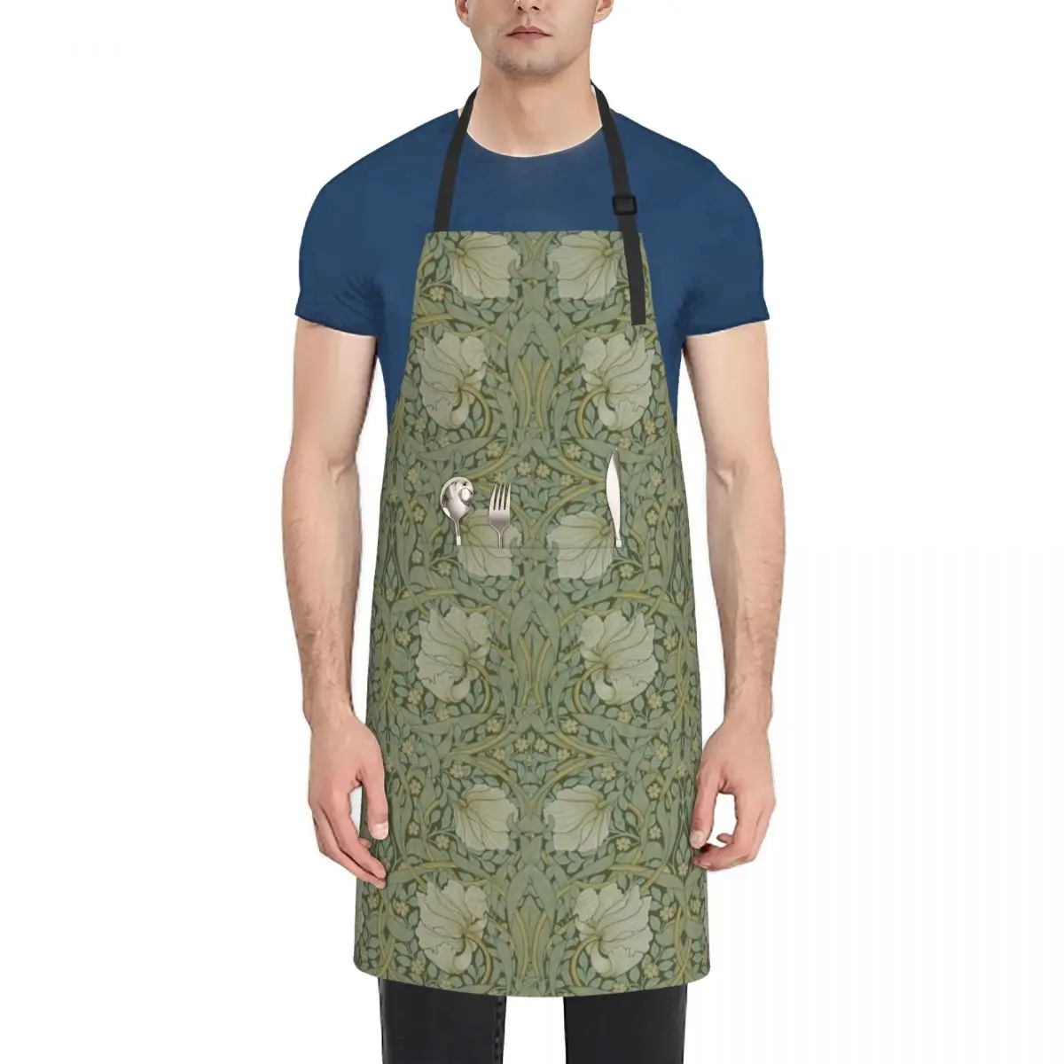 

Pimpernel by William Morris, 1876 Apron Barber professional hairdressing barber uniform Apron