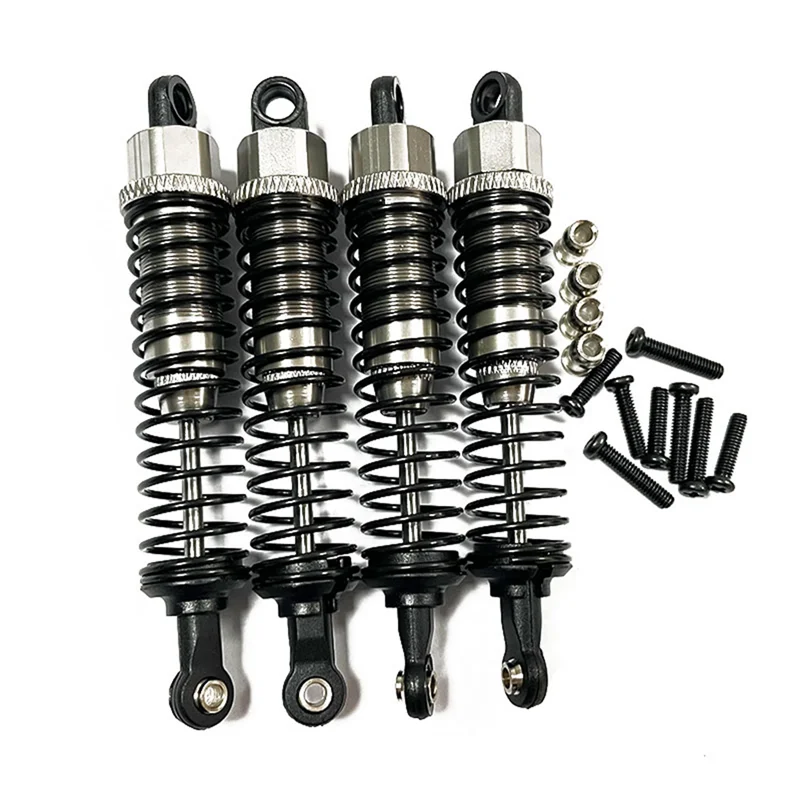 

B05C-4Pcs Metal Oil Shock Absorber Damper For LAEGENDARY BEZGAR 1/12 1/16 RC Car Upgrade Parts Accessories