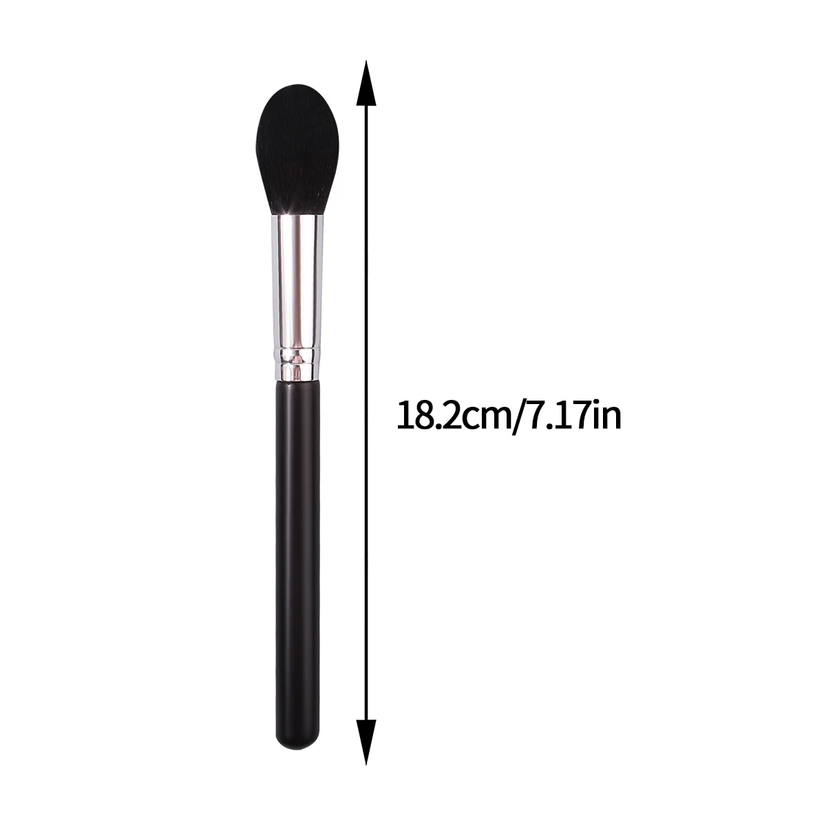Pennello per trucco viso di alta qualità, Pennello per fiamme lucido, Pennello Londonbrush, Pennello per fard morbido, Strumenti di bellezza per principianti di trucco portatili