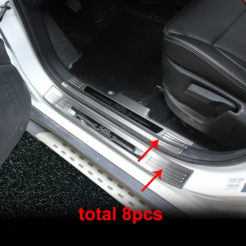 

For Dongfeng Glory S560 580 580pro 2017-2020 Threshold Bar Welcome Pedal Protect Decorate Stainless Steel Glory 580