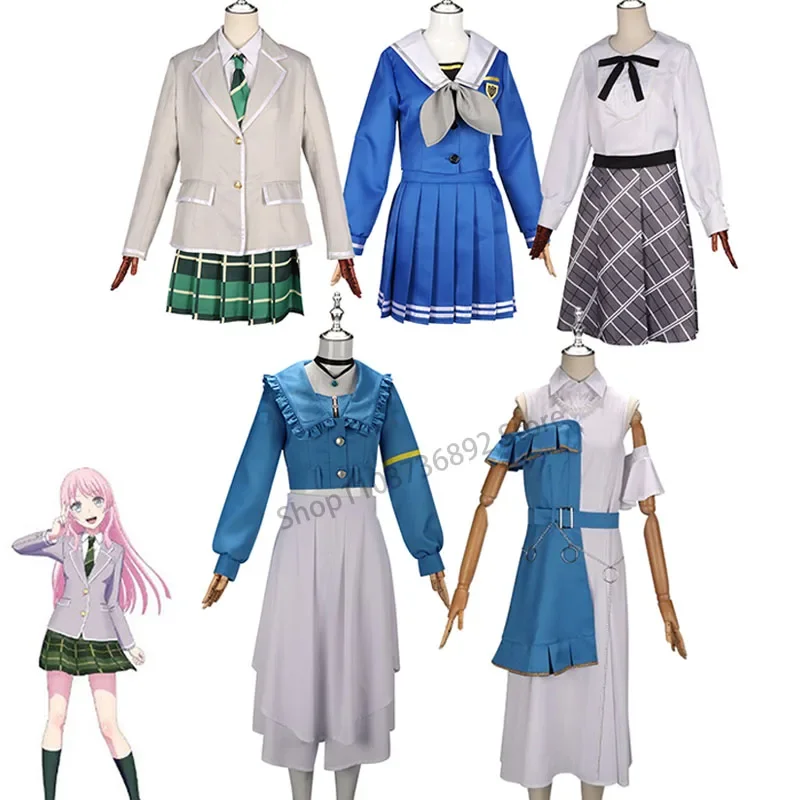 Qianzao Aiyin Series Nagasaki Sushi Takamatsu Lantern Toyokawa Xiangzi School Uniform Female JK Uniform Anime Set Stage