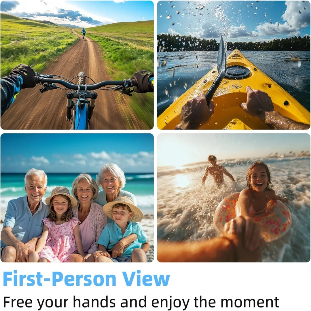 Mini 4K Pocket Magnetic POV Vlog Cam Portable Body Chest Recorder Wireless WiFi Waterproof Action Camera Helmet Bicycle Sports gallery 4