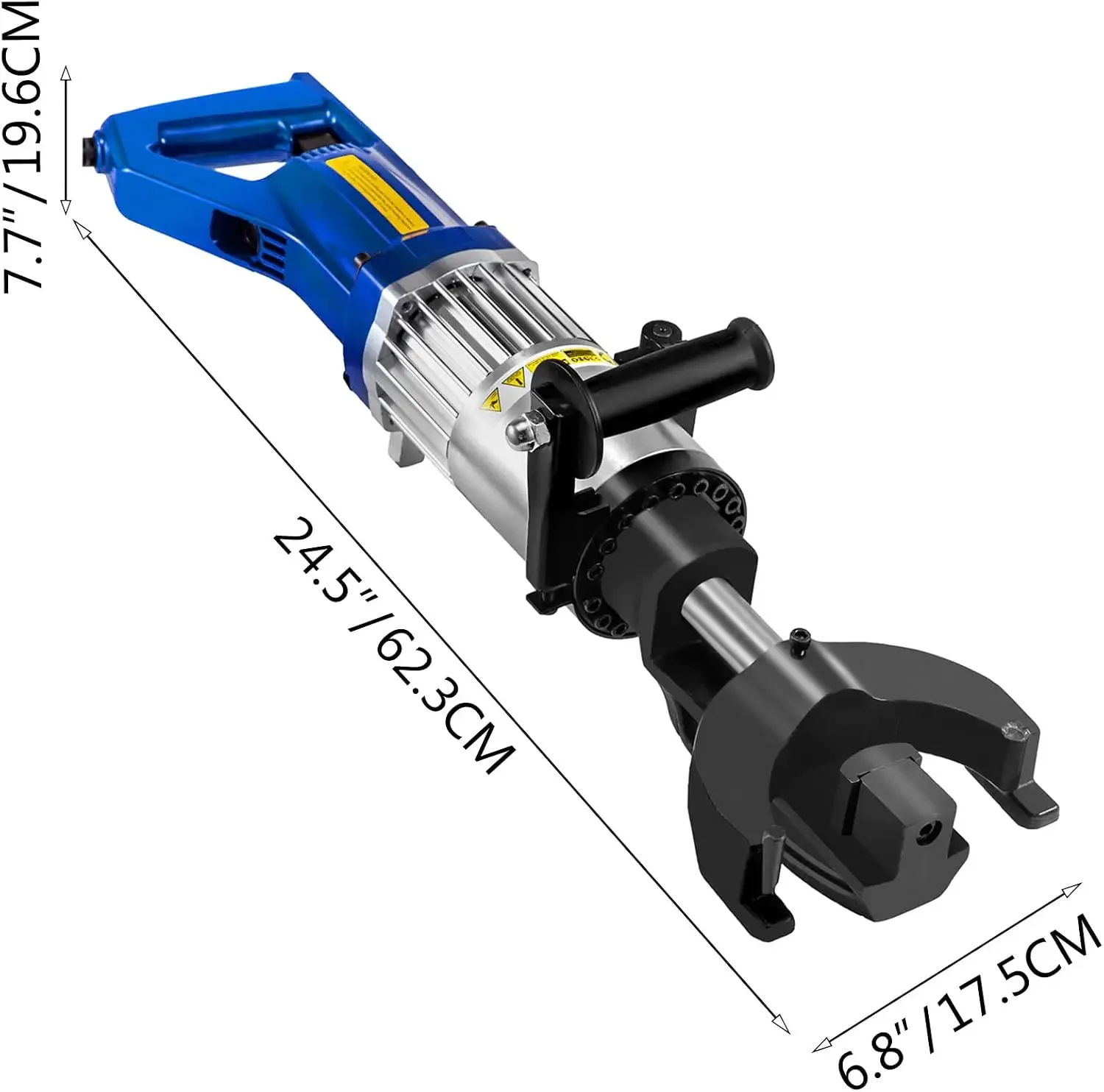 Electric Hydraulic Rebar Bender, 1.2KW 0.9inch 22mm Hand Held Rebar Bender 110V Portable Electric Rebar Bender, within 5s
