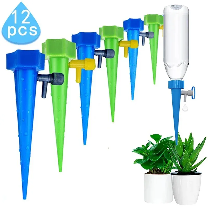 6/24/36pcs Self-Watering Kit Automatic Waterer Drip Irrigation Indoor Plant Auto Watering Device Home Flower Garden Tool