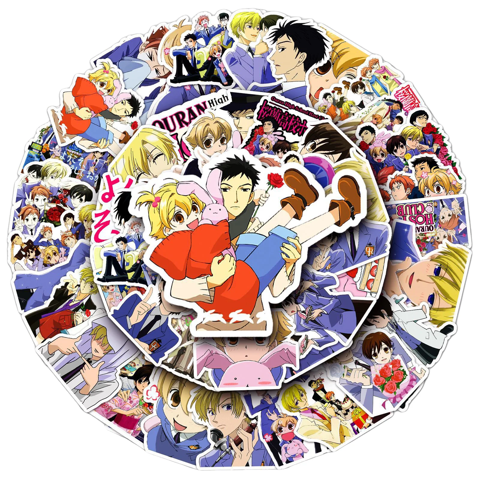 50PCS Ouran 고등학교 호스트 클럽 스티커 캠퍼 - Aqua Sports Club 리뷰 및 가격