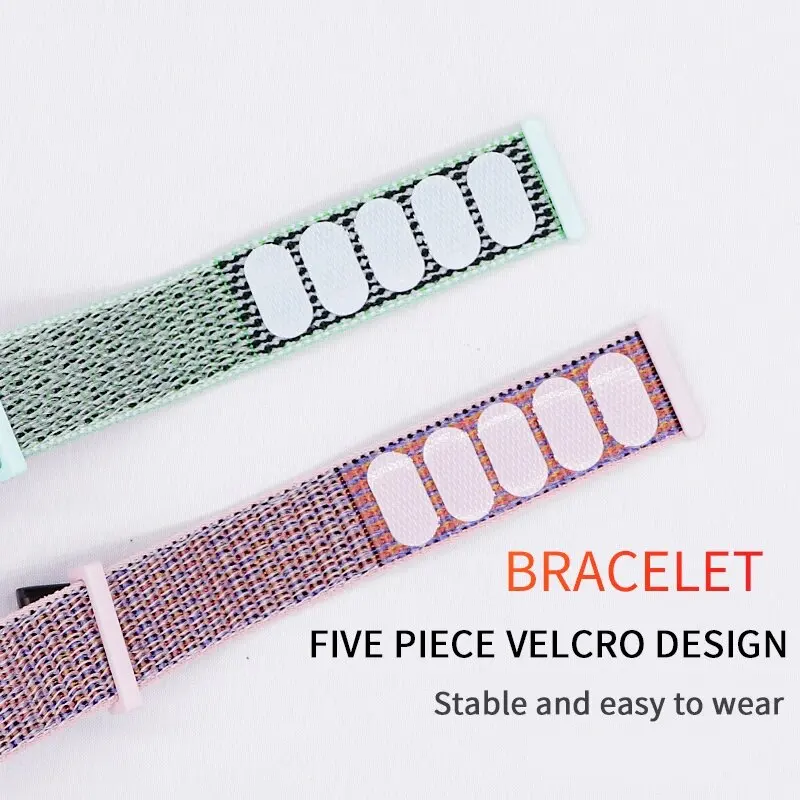 New Adjustable Nylon Strap for Huawei Band 6 Breathable 6NFC Replacement Accessories Bracelet for Honor band 6 Wristband