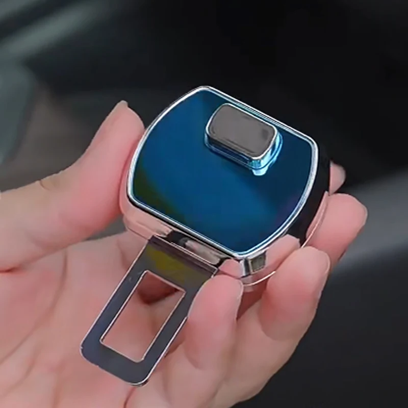 1/2Pcs Car Seat Belt Clip Extender Safety Seatbelt Lock Buckle Plug Insert Socket Extender Safety Buckle One-Click Release