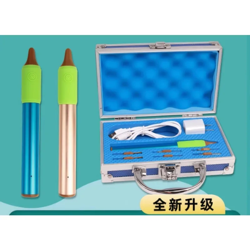 1pcs Electrocoagulation Cautery Instrument Eyelid Cutting Pen Hemostat Charging Double Eyelids Tool