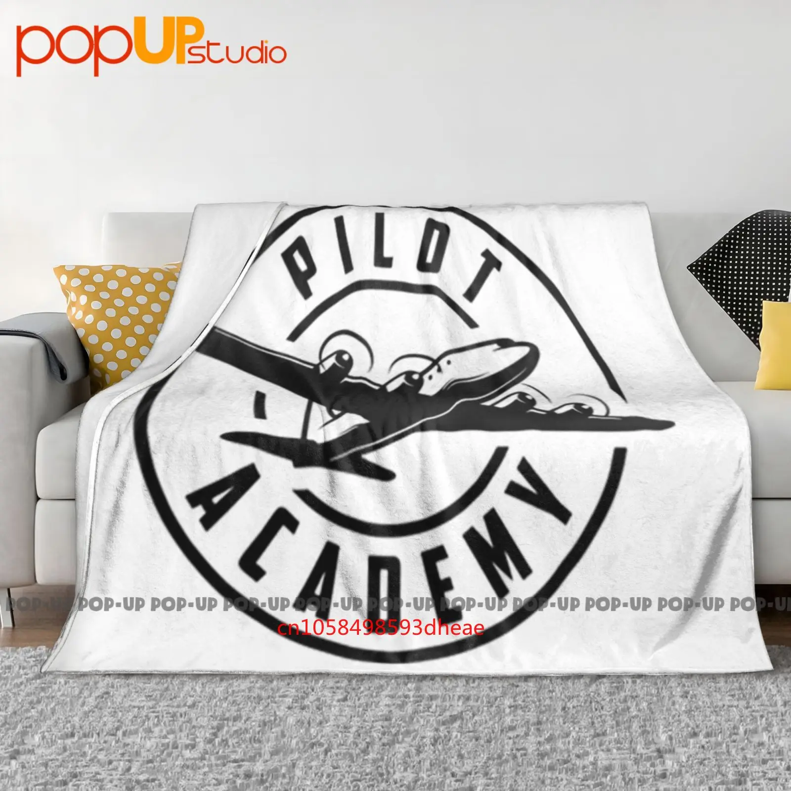 Pilot Academy Plane Ultra-Soft Blanket Quilt Winter Sofa Cover Bed Covers
