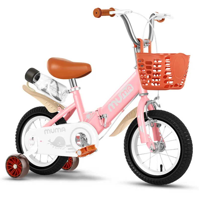 AliExpress WolFAce Children's Folding Bicycles 2-12 Years Bike 12/14/16/18 Inch Height Adjustable Bicycle High Carbon Steel Frame 2022