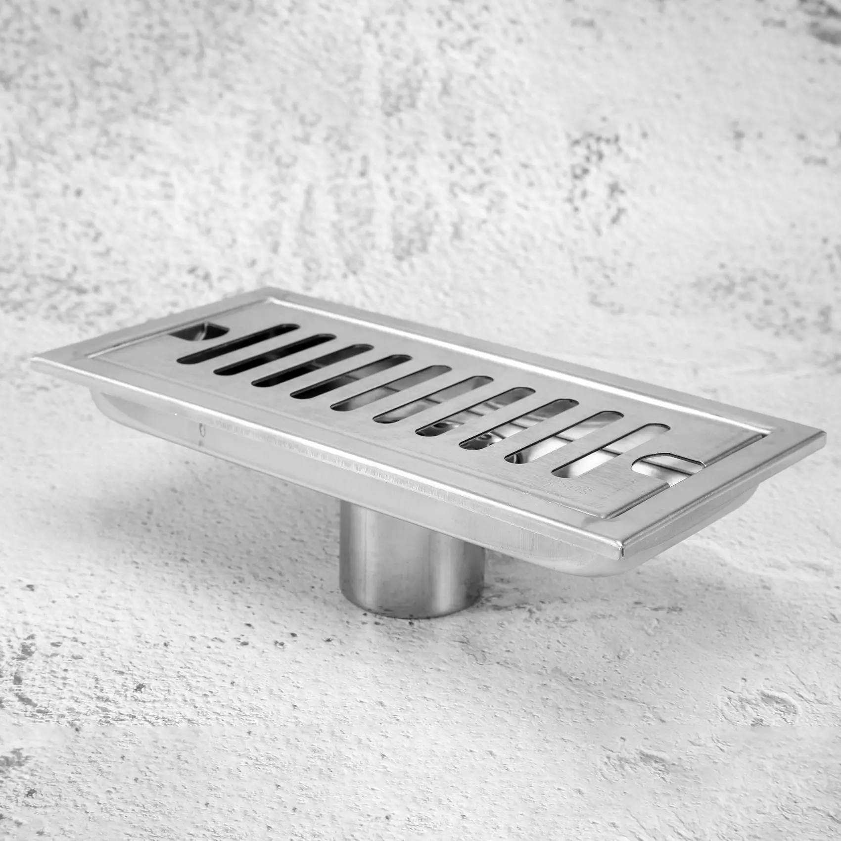 EYFL-Rectangular Linear Shower Floor Drain Long Linear Drainage Channel Drain For Hotel Bathroom Kitchen Floor 20Cm