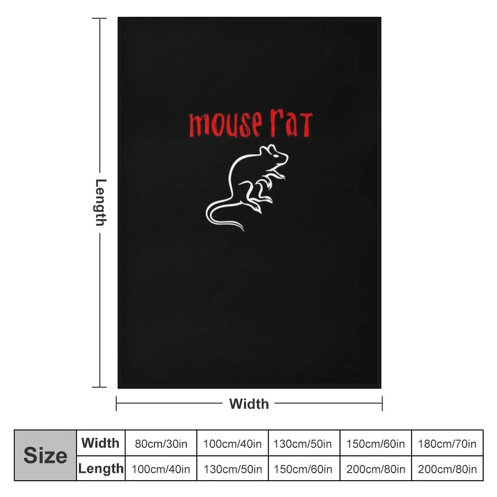 Mouse Rat Throw Blanket cosplay anime christmas gifts Blankets