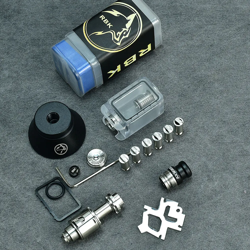 Imagem -03 - Wolfvape-kit Completo para Dotaio v2 Estilo Rba 316ss Airpins 1.0 1.2 2.0 2.5 3.0 3.5 4.3 mm para Dotaio v1 v2